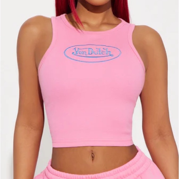 Von Dutch Tops - ‼️SOLD‼️Von Dutch Timeless Pink Tank Top